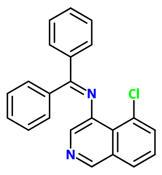 MC025937 N-(5-Chloro-4-isoquinolyl)-1,1-diphenyl-methanimine (image for) MC025937 N-(5-Chloro-4-isoquinolyl)-1,1-diphenyl-methanimine